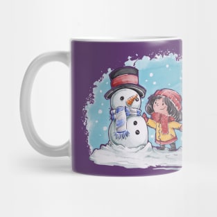 Christmas Snow Scene Mug